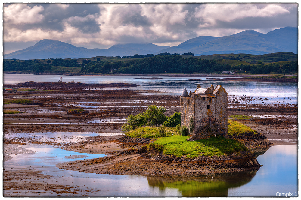 Castle Stalker am Loch Linnhe - Schottland