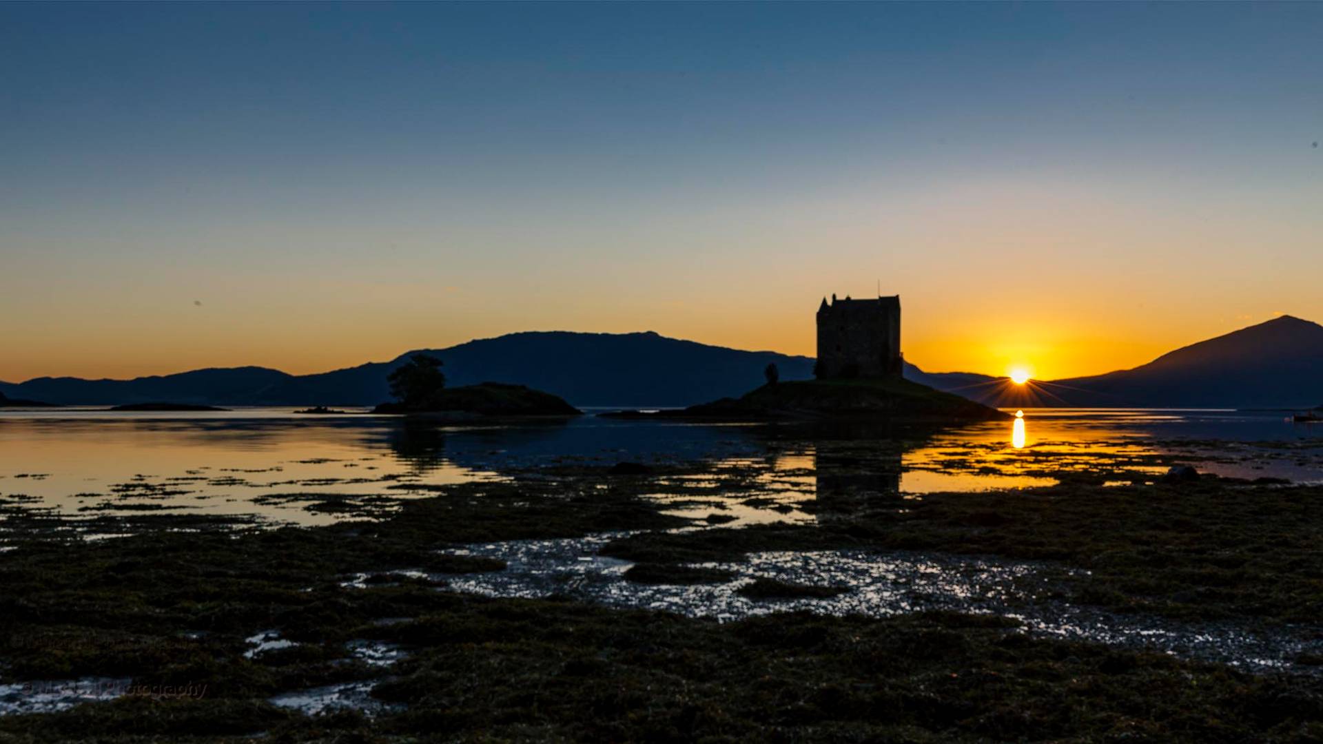 Castle Stalker Sunset