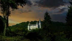 Castle ‘Vêves’ at Celles (Belgium)