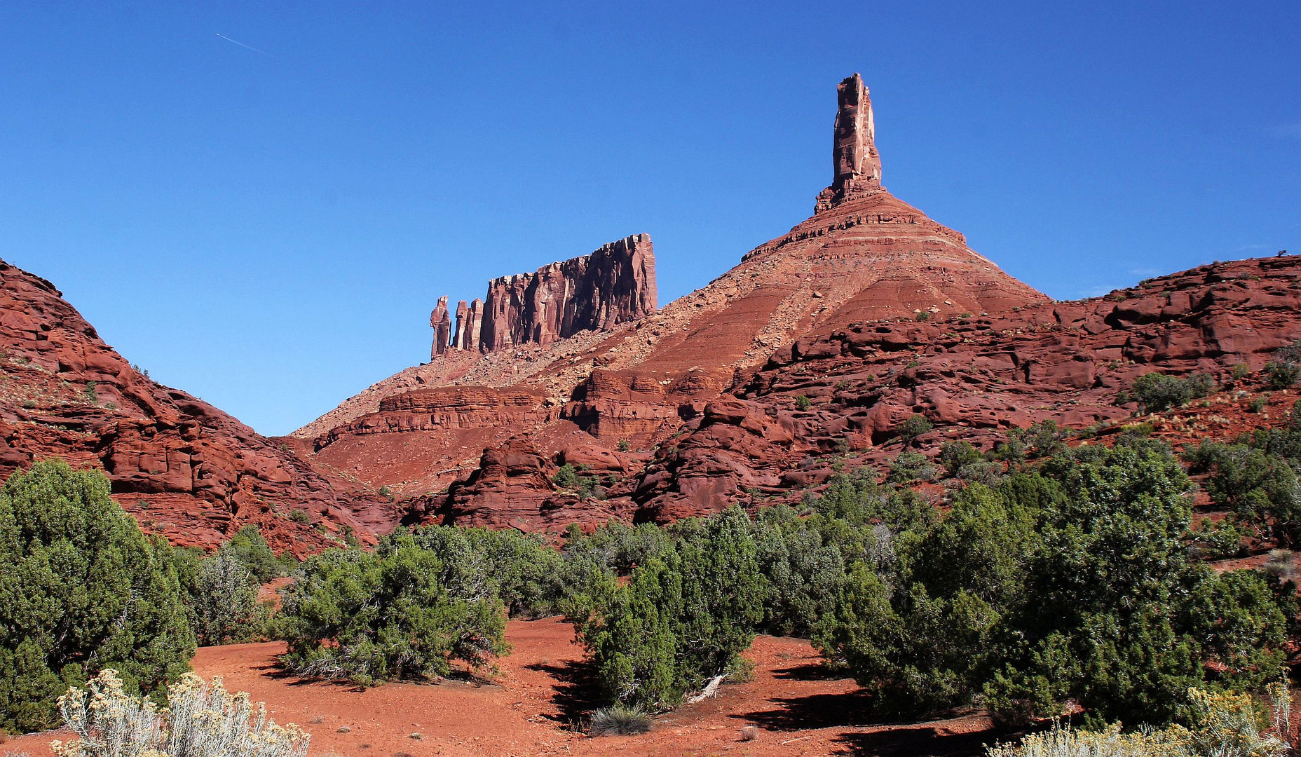 Castleton Tower im Castle Valley bei Moab