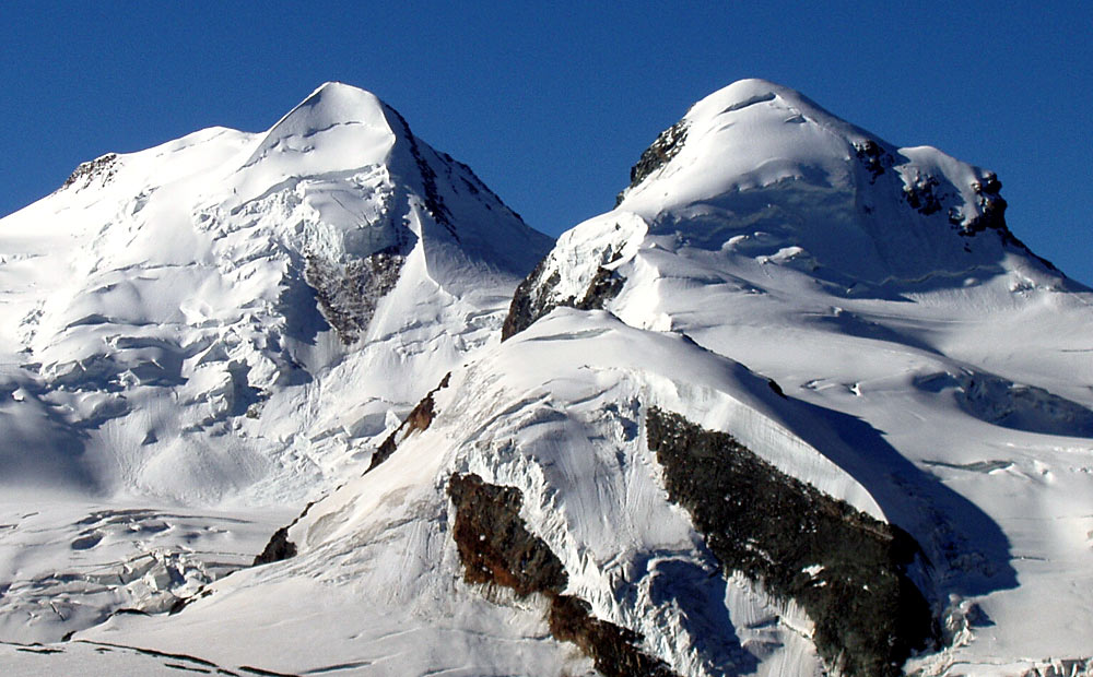 Castor 4226m und Pollux 4091m gehören zu meinen Fotolieblingen