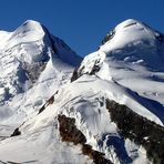 Castor 4226m und Pollux 4091m gehören zu meinen Fotolieblingen