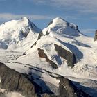 Castor und Pollux die Beiden Zwillinge zwischen Liskamm und Breithorn...