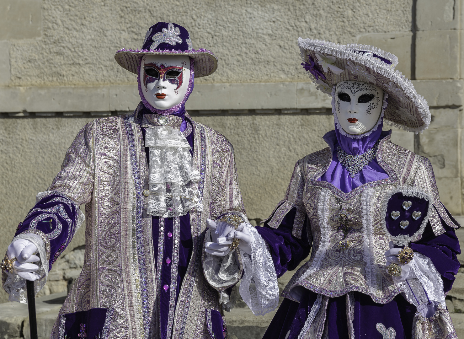 CASTRES (France), masques vénitiens.