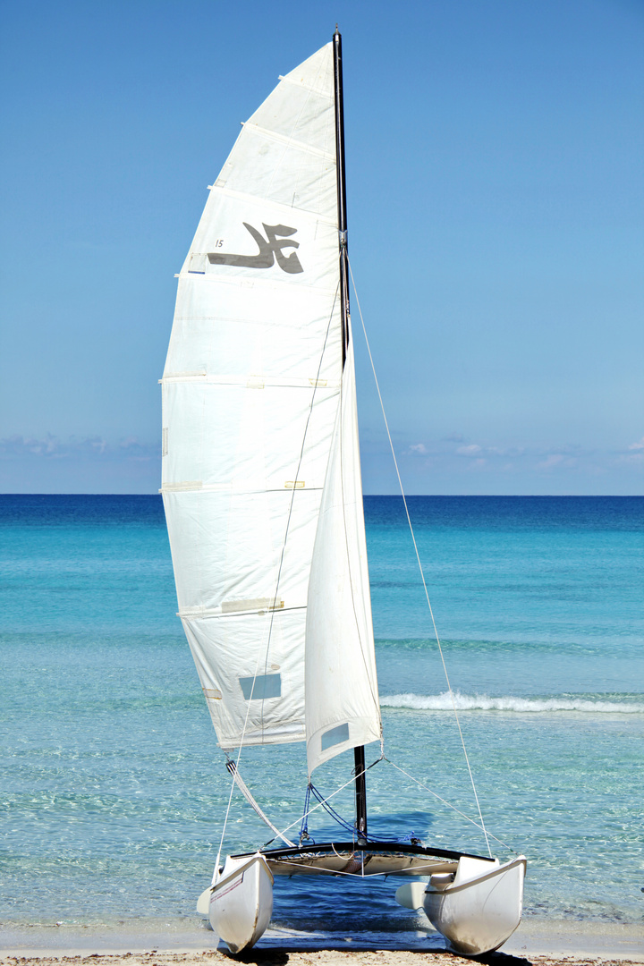 Catamaran at Varadero Beach, Cuba