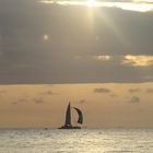 catamaran sur le lagon