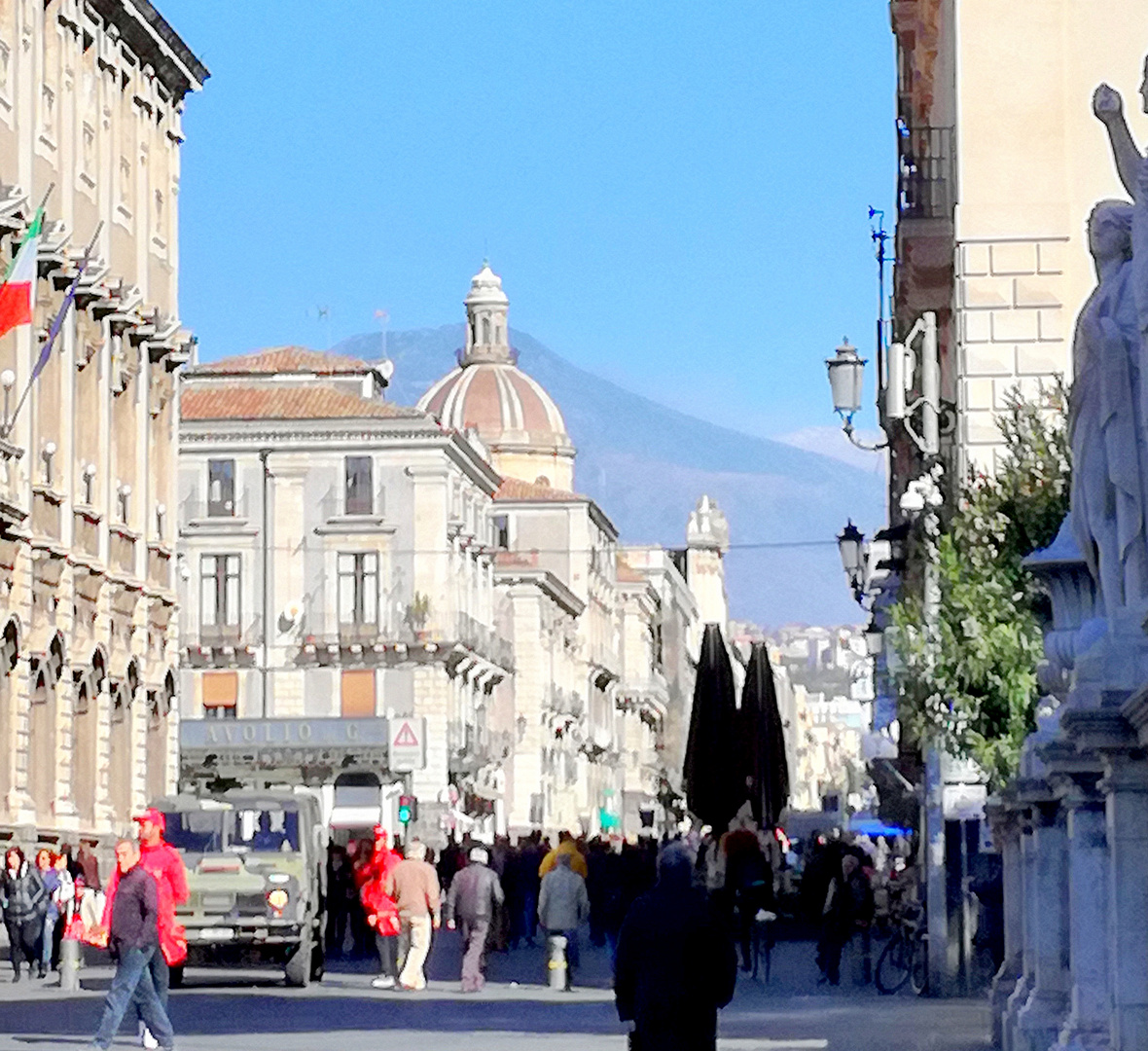 Catane, Sicile ... Rue de Rome