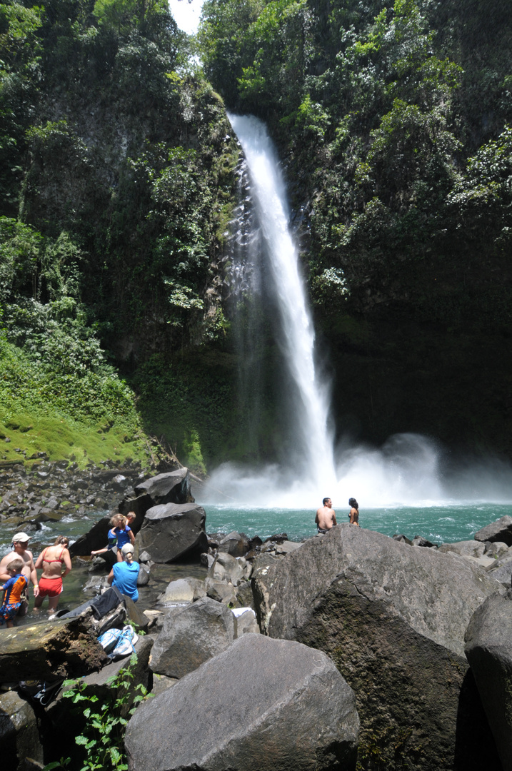 Catarata cerca del Volcán Arenal