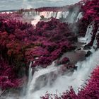 Cataratas do Iguaçu einmal in Rubinrot