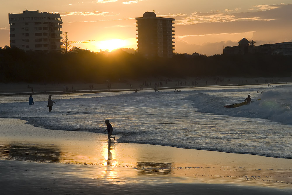 Catching the last rays