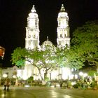 catedral campeche! desde la plaza central