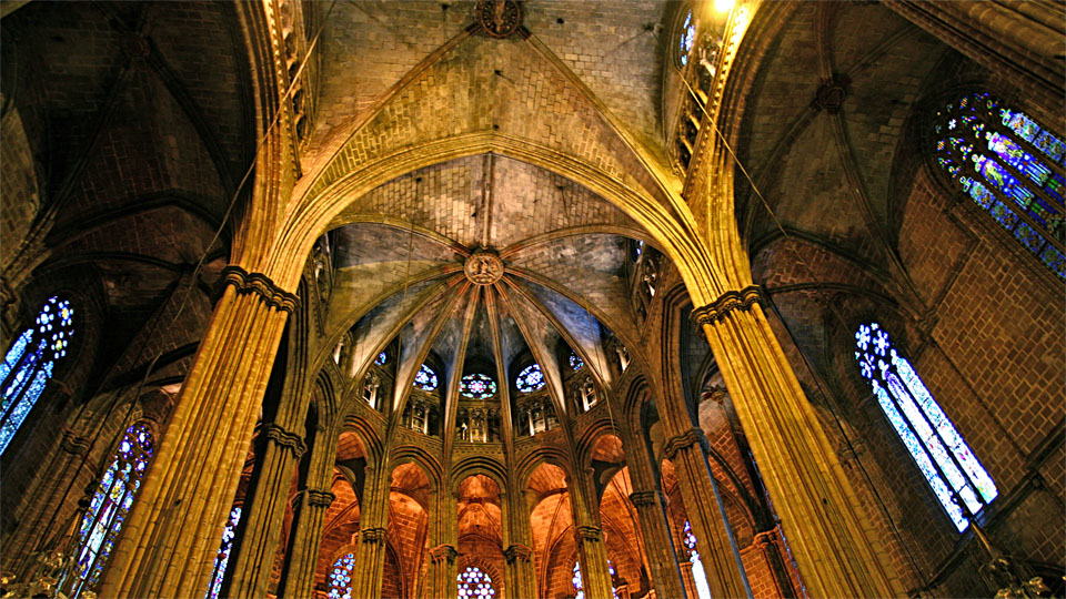 Catedral de la Santa Creu i Santa Eulalia I, Barrio Gótico, Barcelona / E