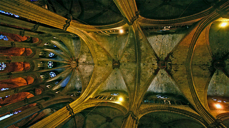 Catedral de la Santa Creu i Santa Eulalia II, Barrio Gótico, Barcelona / E