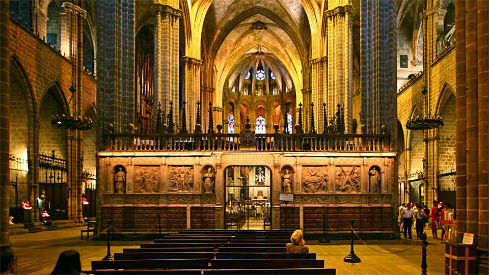 Catedral de la Santa Creu i Santa Eulalia IV, Barrio Gótico, Barcelona / E