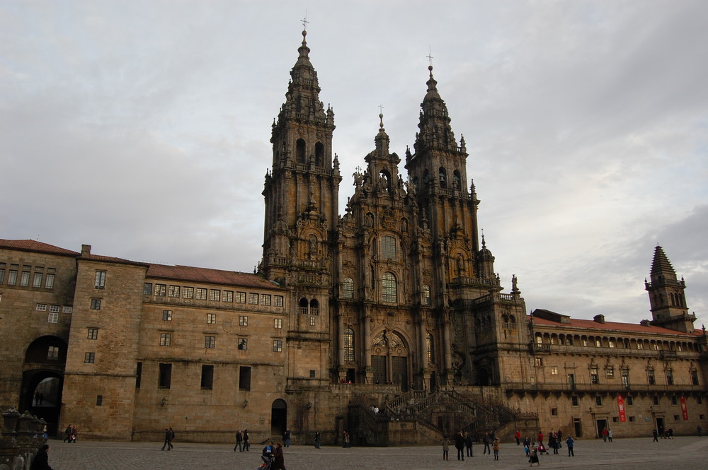 Catedral de Santiago de Compostela tomada desde el Oratorio