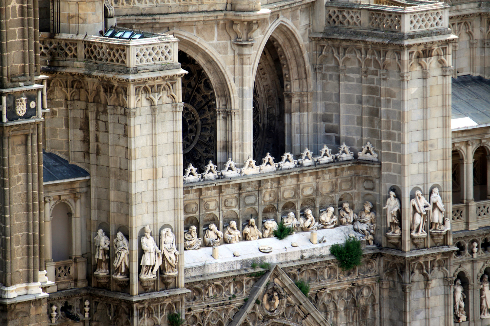 Catedral de Toledo, vista de la Sagrada Cena (fachada principal)