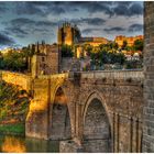 Catedral de Toledo y rio Tajo