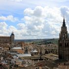 Catedral de Toledo y vista del Alcázar