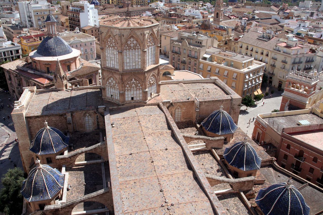 Catedral de Valencia vista desde el Miguelete/Micalet.