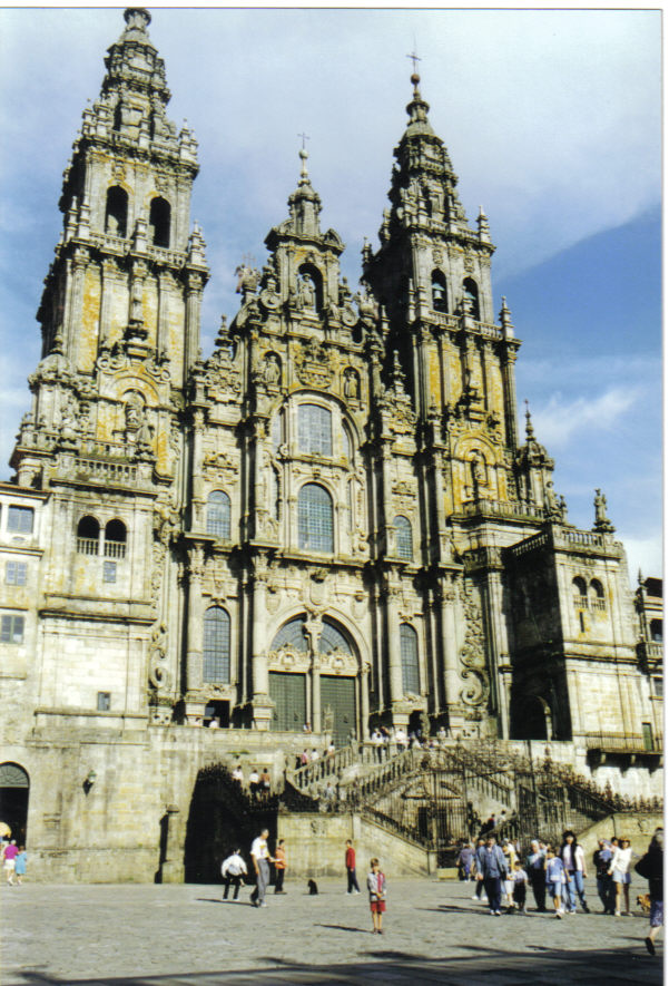 CATEDRAL ENTRE LAS CATEDRALES Santiago de Compostela comunidad gallega España.