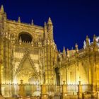 Catedral of Seville at night