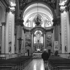 Catedral San Nicolás de Bari en b/n