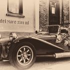 Caterham Seven am Bernina Paß