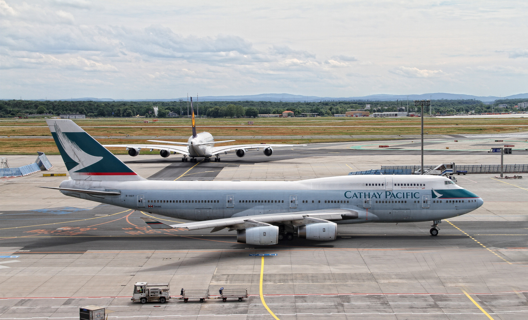 Cathay Pacific 747 Frankfurt
