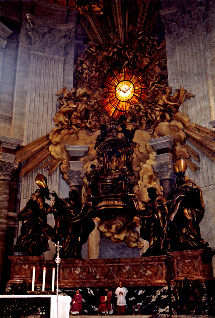 Cathedra Petri (St. Peter's Altar), St. Peter's Basilica, Vatican City