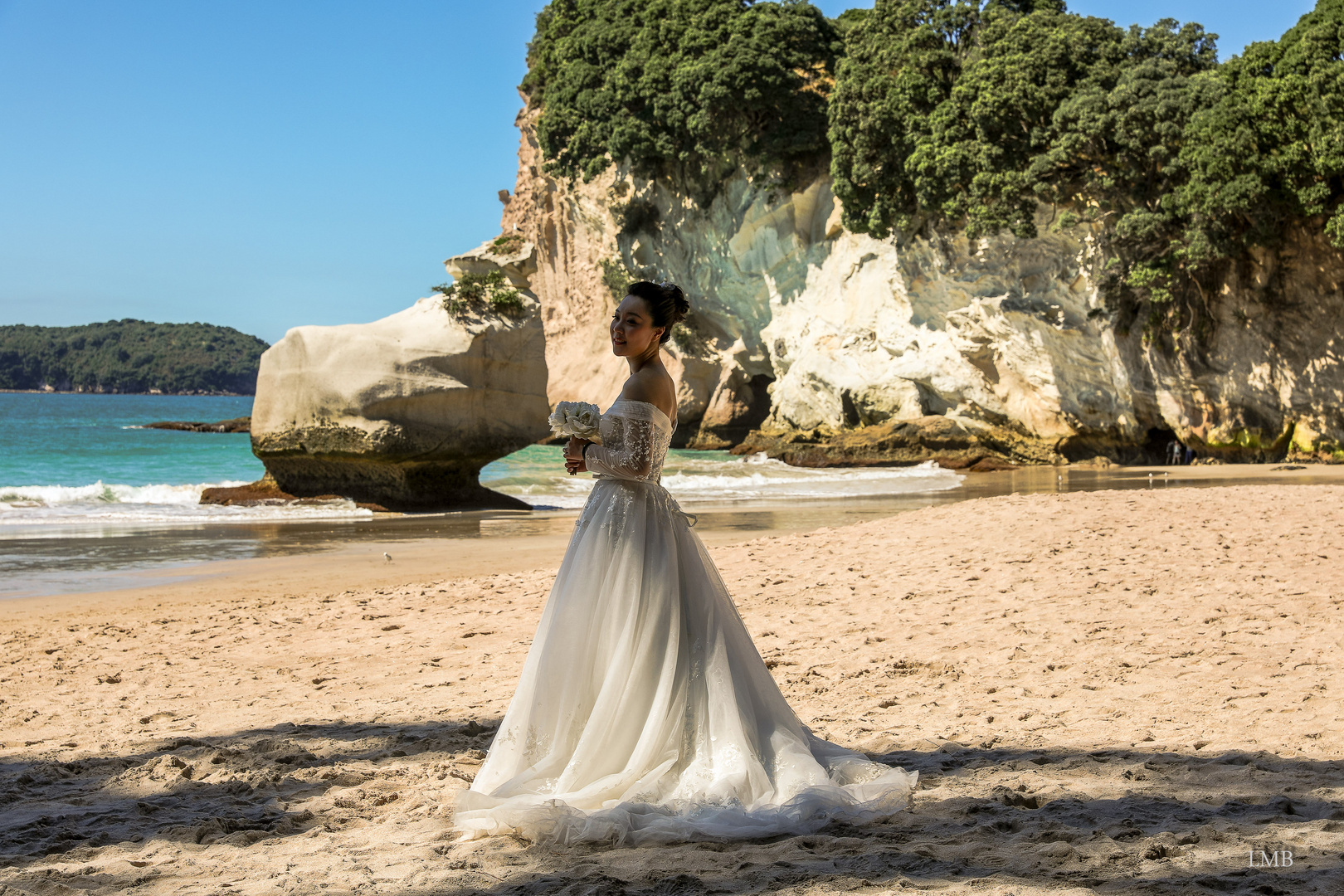 Cathedral Cove Bride