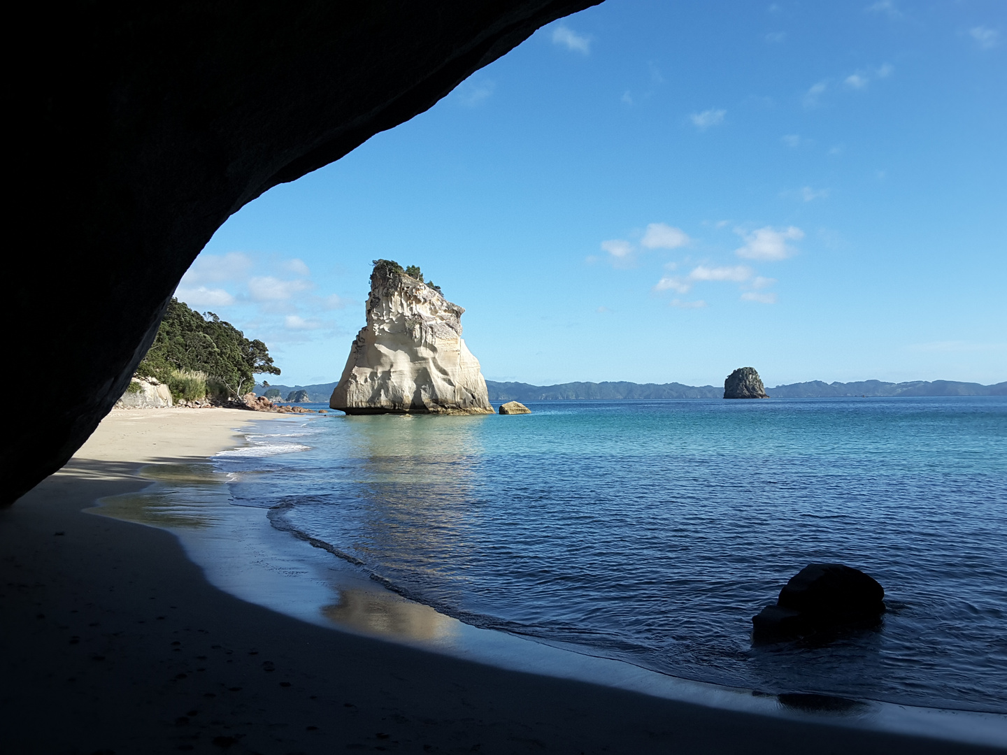 Cathedral Cove,  Neuseeland am Morgen