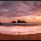 Cathedral Cove Panorama