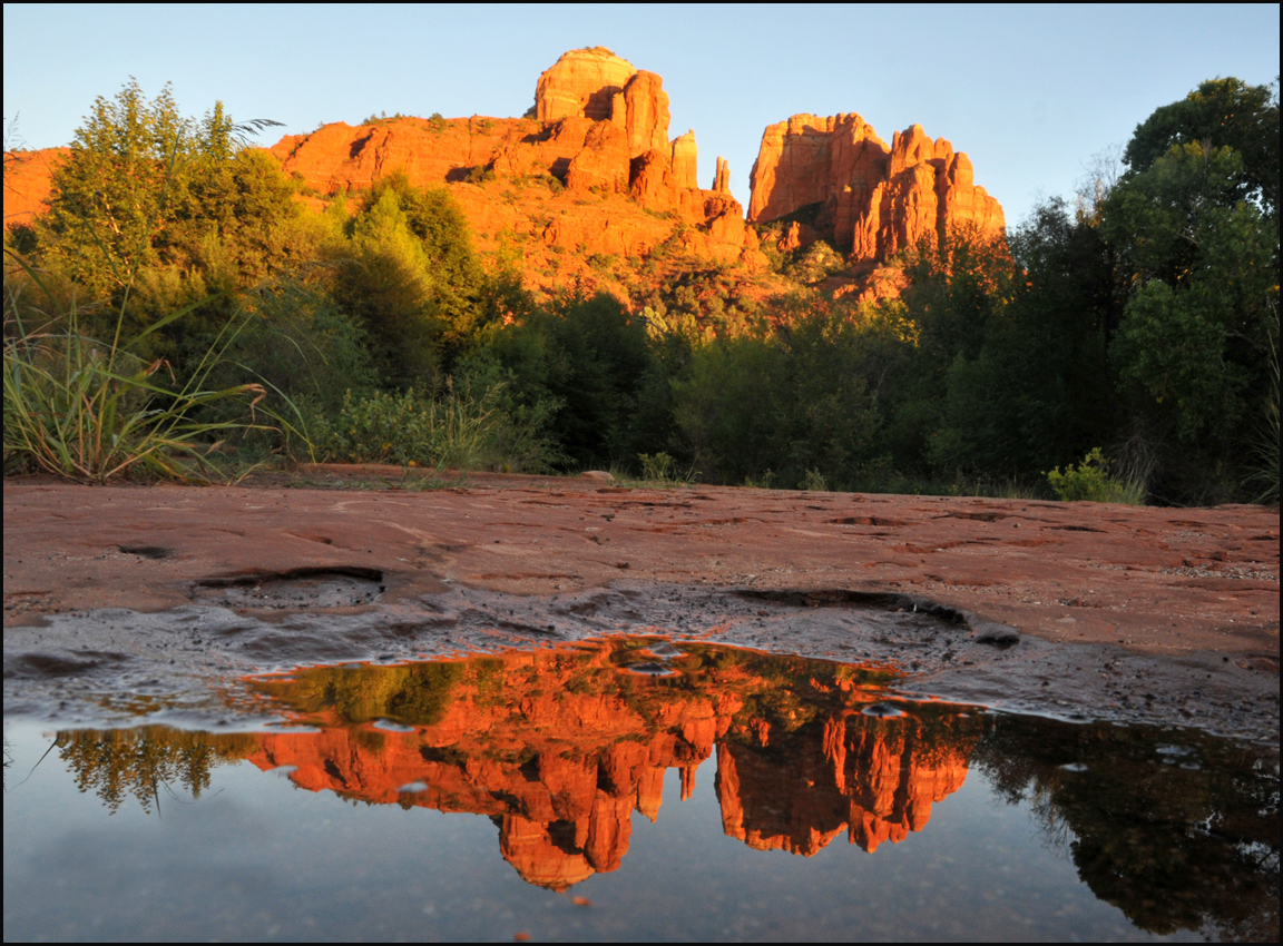 Cathedral Rock, im Abendlicht