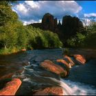 cathedral rock in dunkel