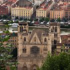 Cathédrale de Lyon vue depuis Fourvières