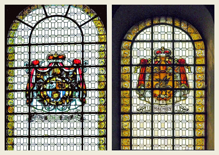 Cathédrale de Malmédy, vitraux