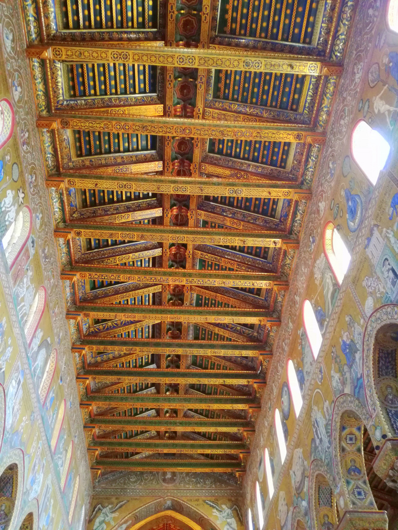 Cathédrale de Monreale, Sicile .. Intérieur