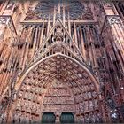 CATHEDRALE de STRASBOURG  - 1 - faire double clic pour lire les sculptures au dessus des portes 