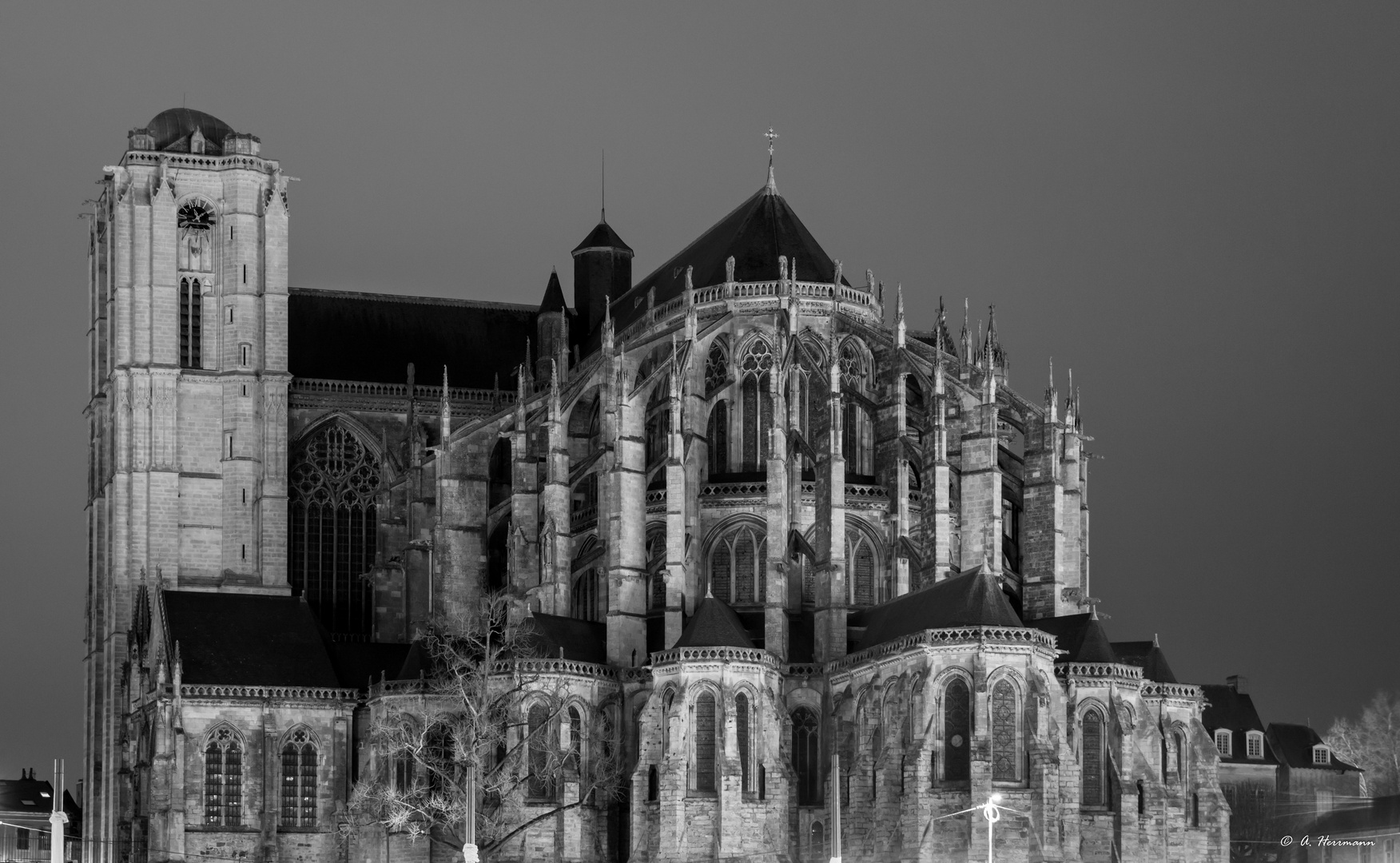 Cathédrale saint julien le mans, France