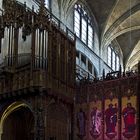 Cathédrale Sainte-Marie d’Auch: orgue de choeur (A Cavaillé-Coll) et décoration de l’avant-choeur