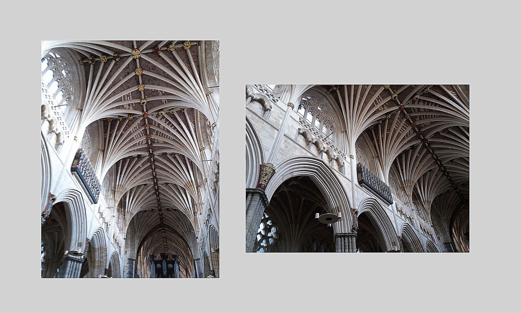 Cattedrale di Exeter ....scorci di interno.....