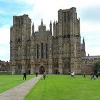 Cattedrale di Wells...campagna inglese della contea di Somerset