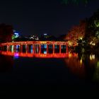 Cau The Huc Brücke in Hanoi