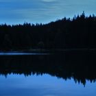 Caumasee bei Nacht mit Mond