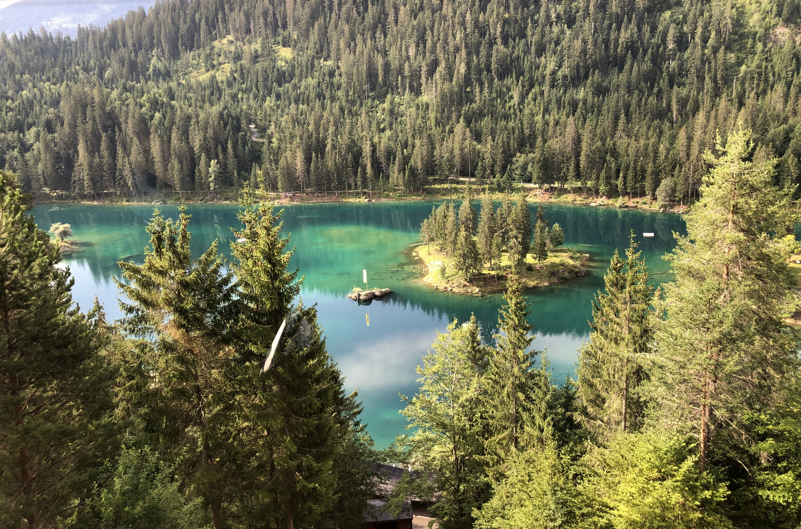 Caumasee im Sommer