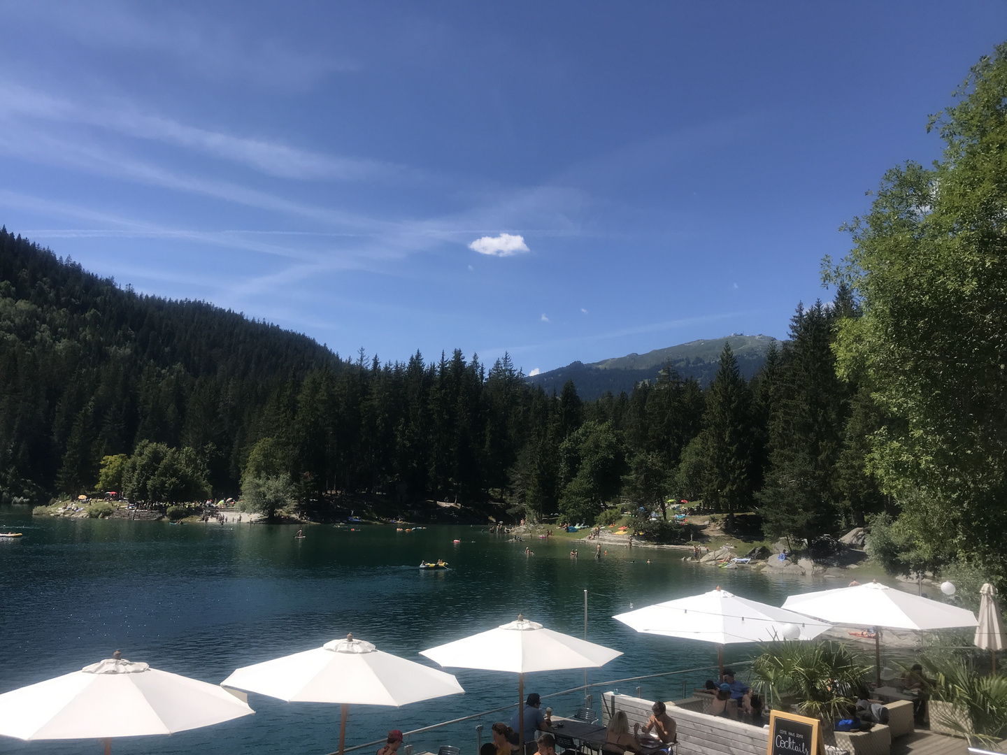 Caumasee im Sommer