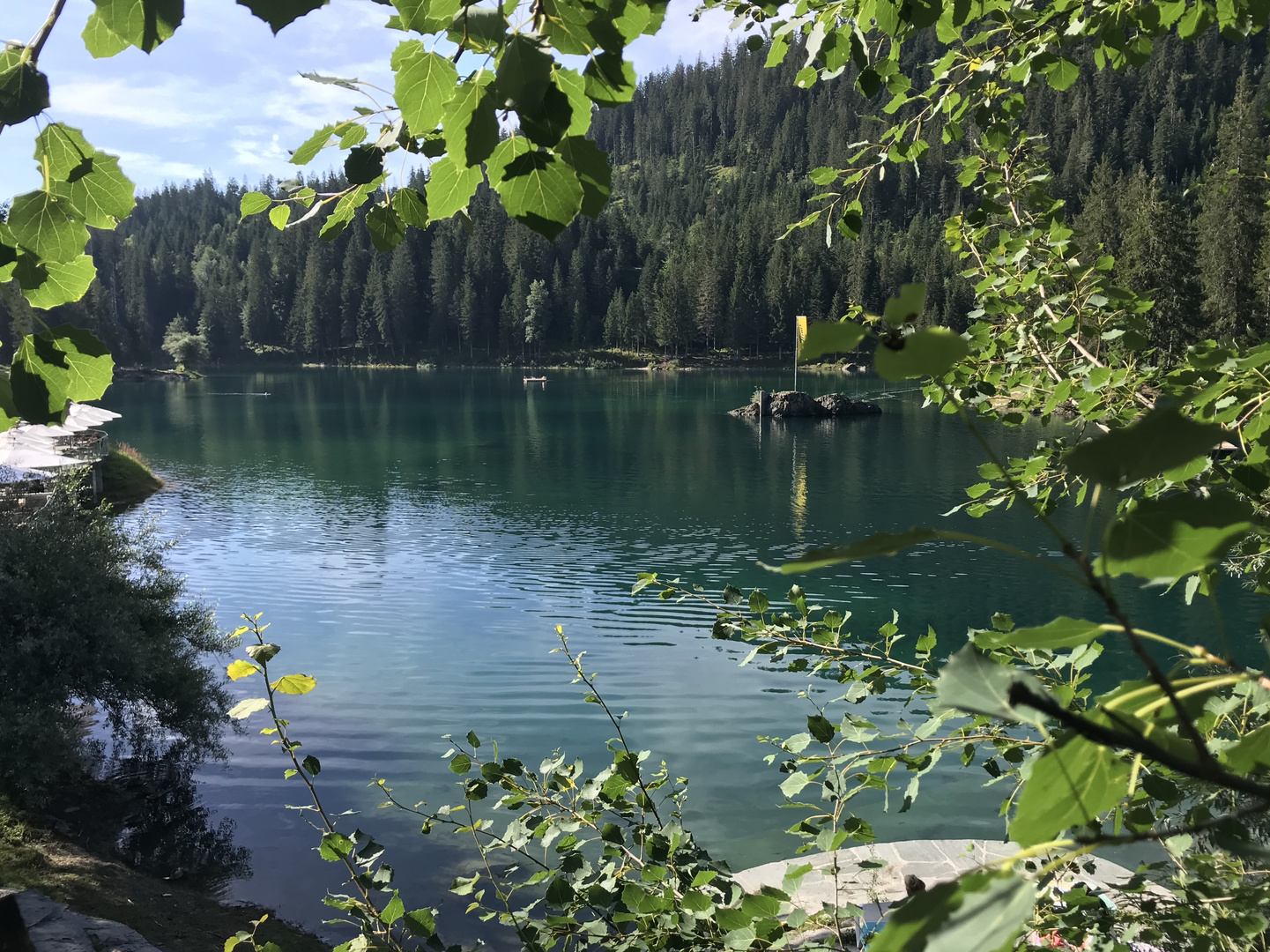 Caumasee im Sommer