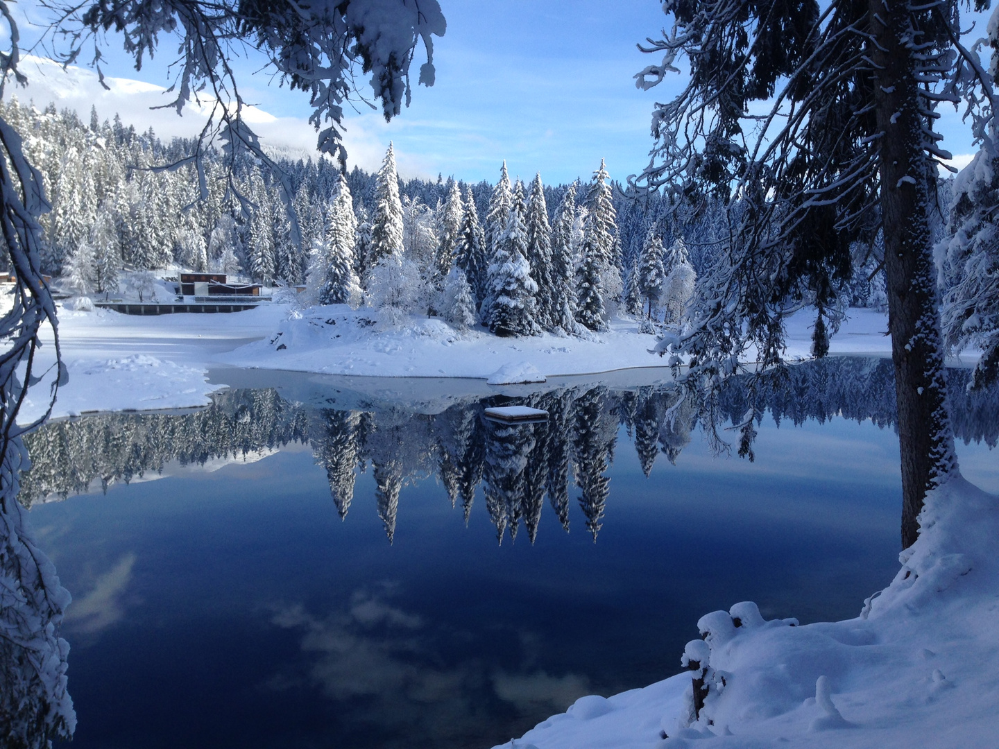 Caumasee m winterkleid