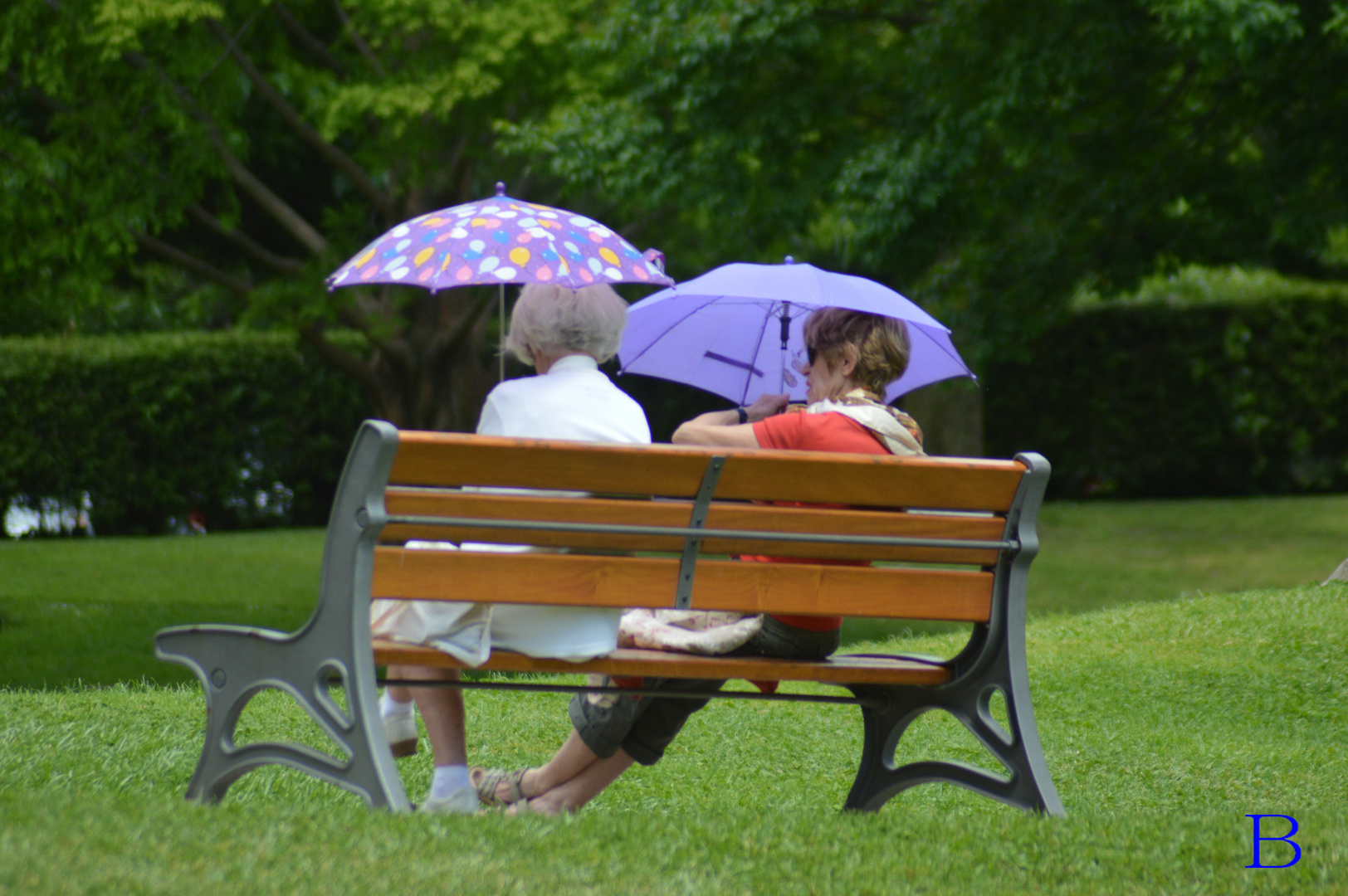 causette sur le banc