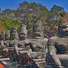 Causeway statues to Angkor Thom south gate